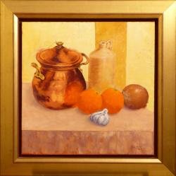 Bodegón con Olla de Cobre